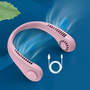 Bladeless Neck Fan – USB Rechargeable & Hands-Free | DeoDap