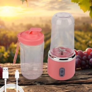 Portable Juicer Blender – 520ml USB Rechargeable