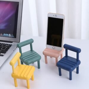 Mini Chair Phone Holder – Cute Portable Desktop Stand | Gambit