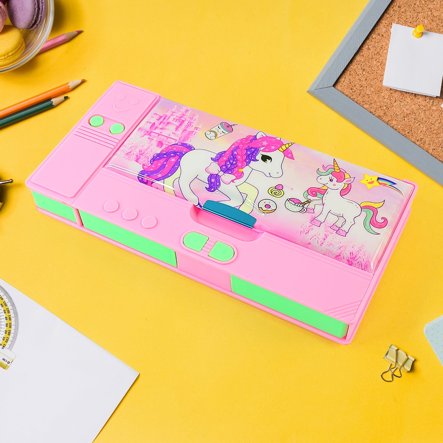 Jumbo Geometry Box – Multi-Compartment School Stationery | Writezo - Image 2