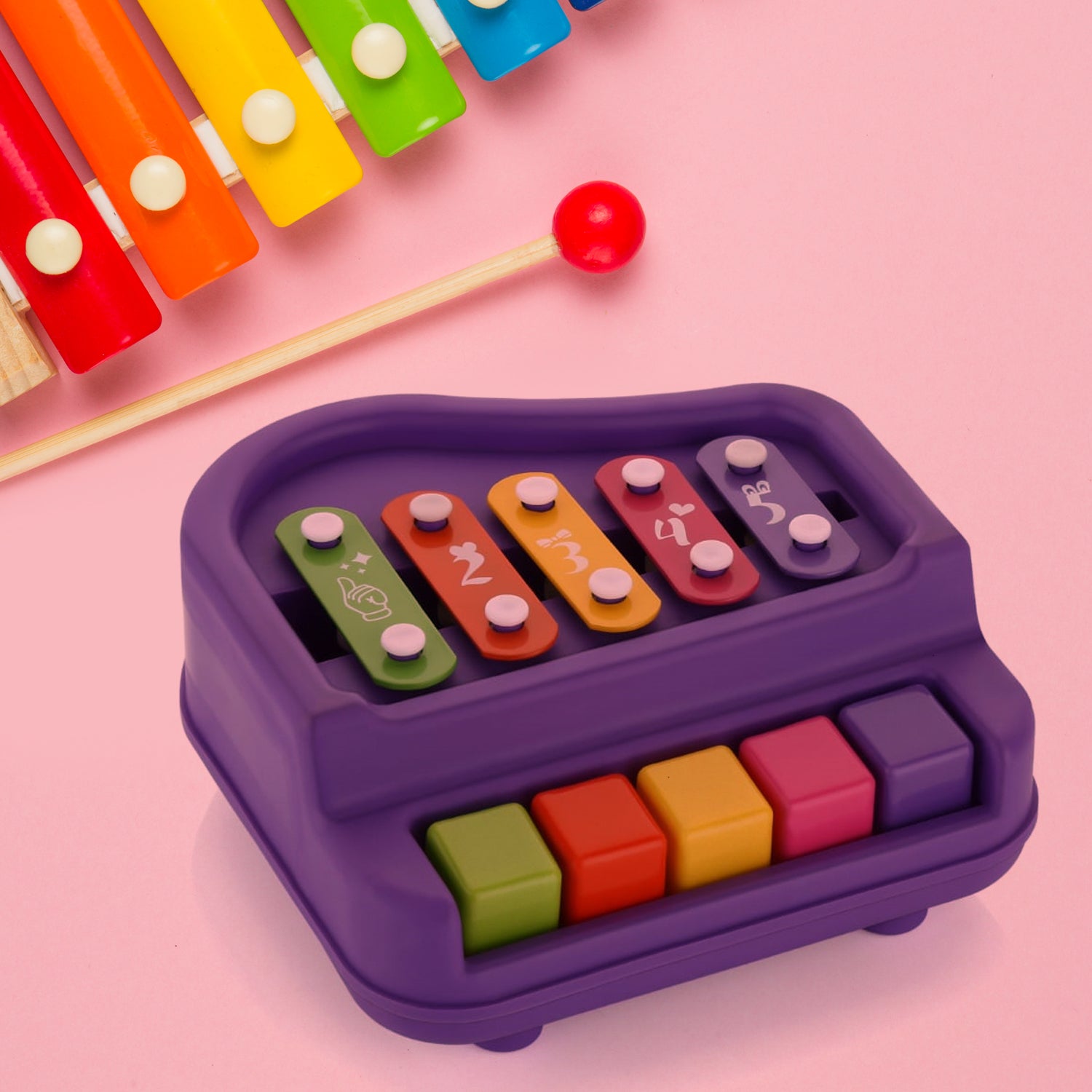 Baby Piano Xylophone – 2-in-1 Musical Toy for Toddlers | Little Learners - Image 2