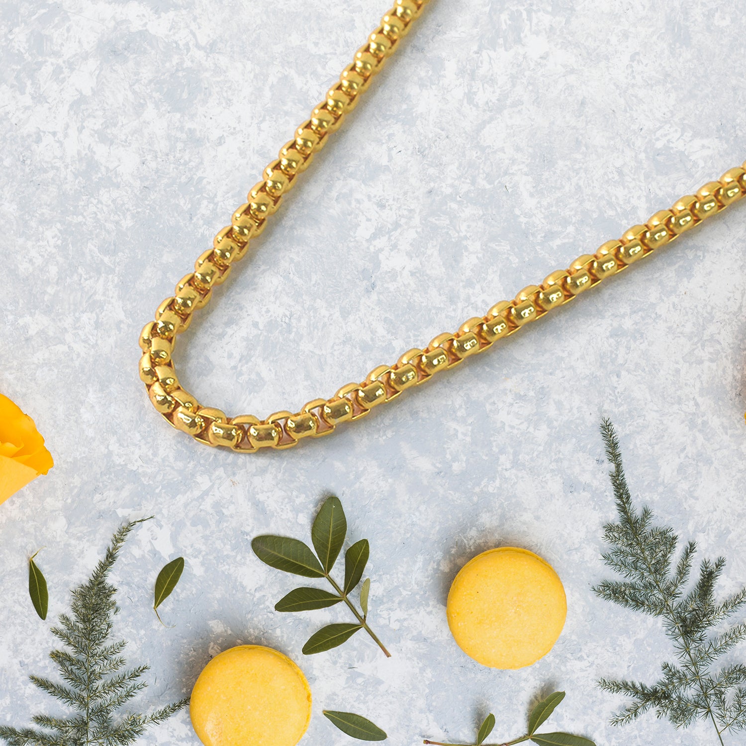 Gold Plated Stainless Steel Chain – Durable & Stylish Men's Necklace - Image 4