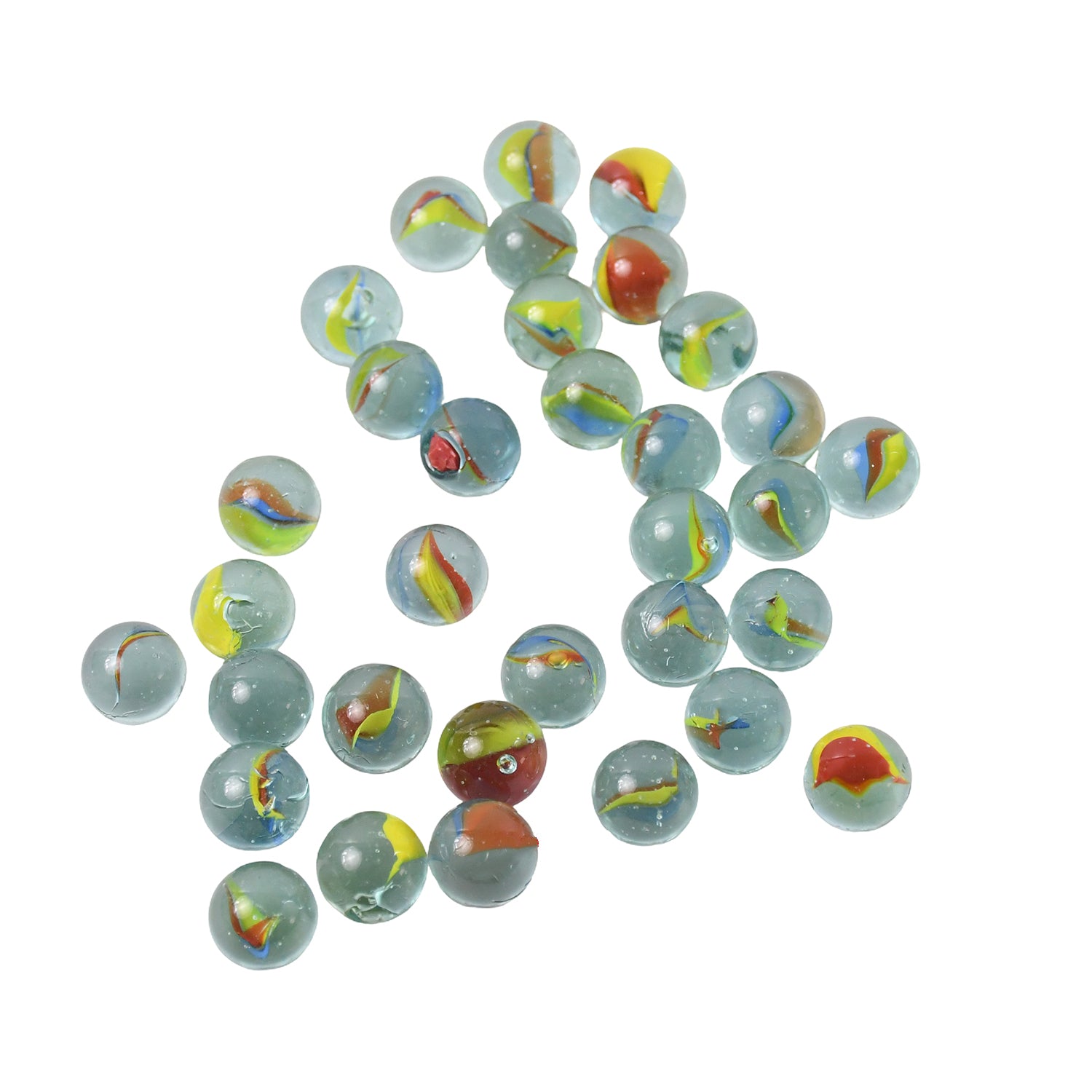 Classic Glass Marbles for Kids – Set of Approx 35 Vibrant Kanchas - Image 4