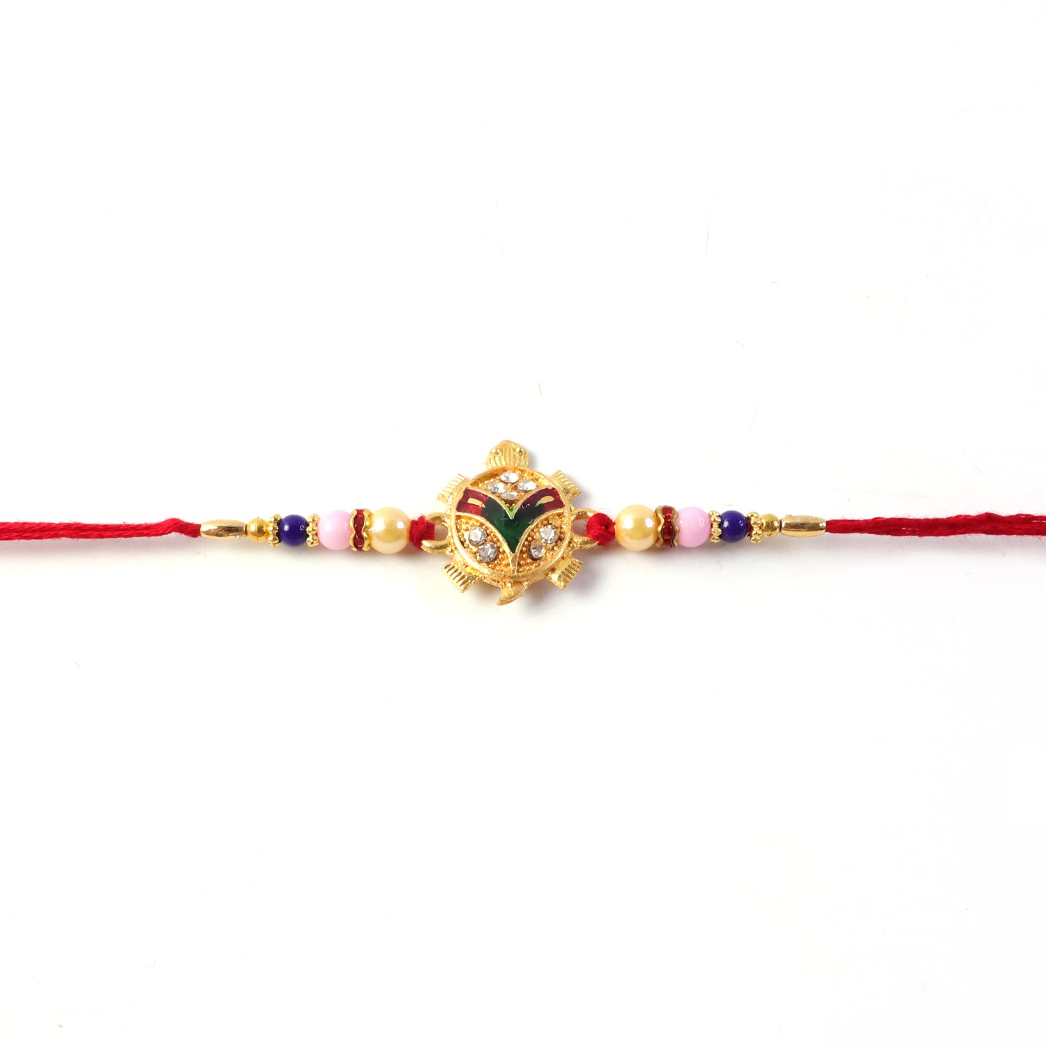 Traditional Tortoise Charm Rakhi for Brother & Sister on Rakshabandhan - Image 6