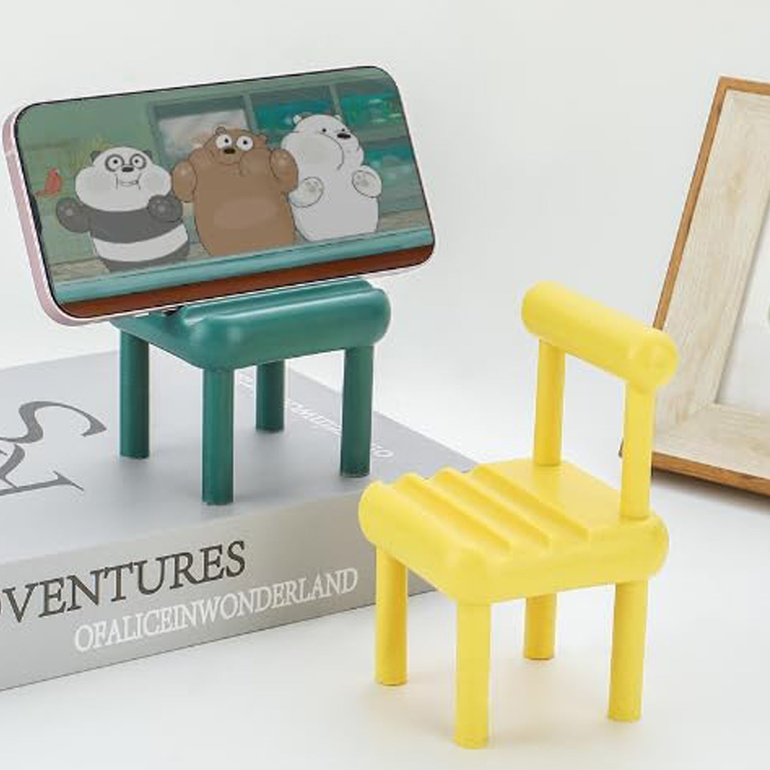 Mini Chair Phone Holder – Cute Portable Desktop Stand | Gambit - Image 3