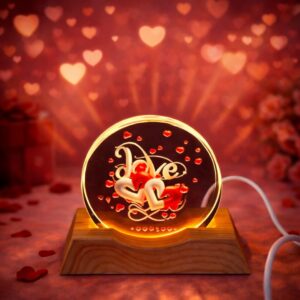 Acrylic LED Love Lamp