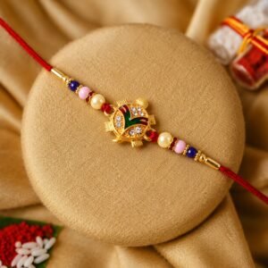 Traditional Tortoise Charm Rakhi for Brother & Sister on Rakshabandhan