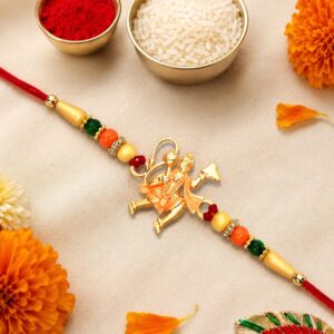 Hanumaan ji Rakhi – Dronagiri Mountain Design for Brother | Periapt Rakhi