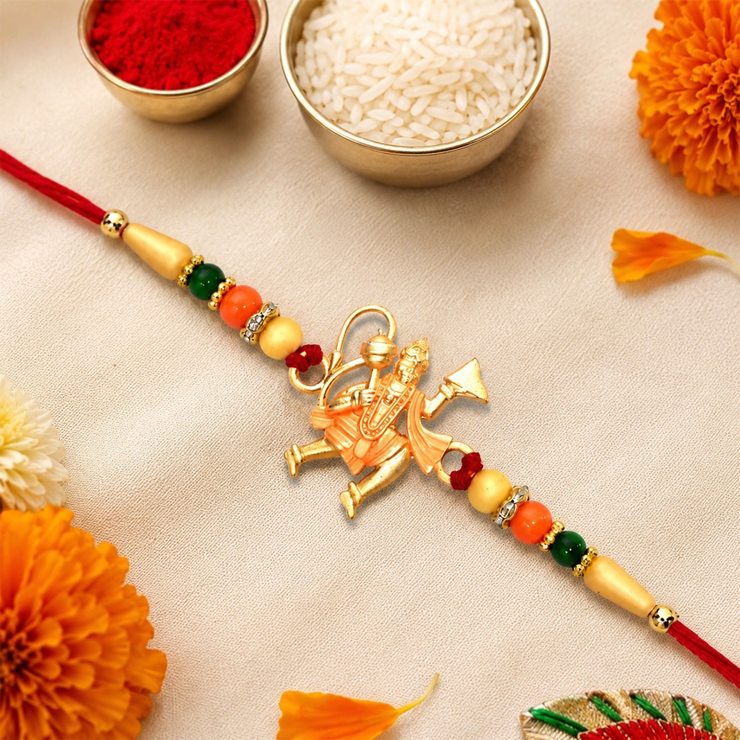 Hanumaan ji Rakhi – Dronagiri Mountain Design for Brother | Periapt Rakhi