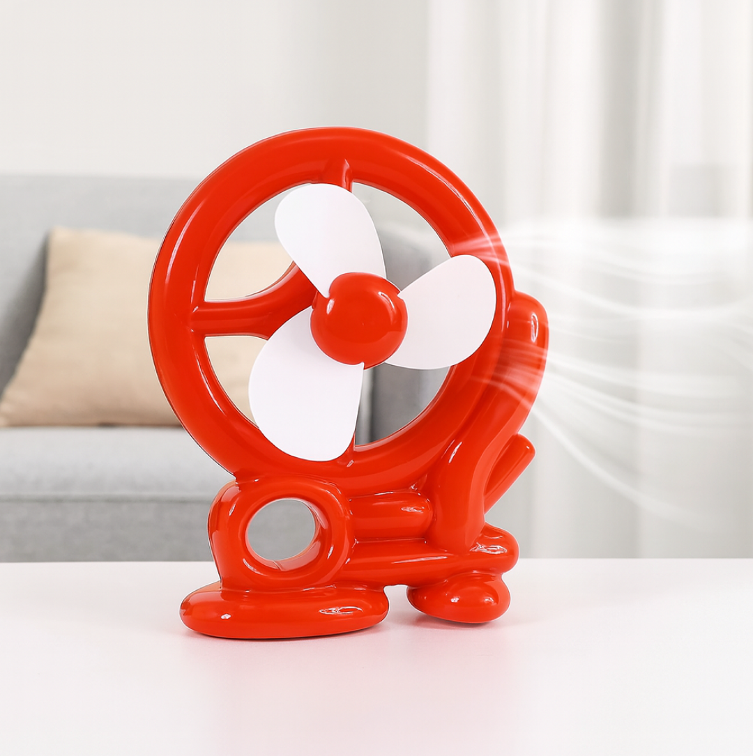 Mini Cooling USB Fan – Portable Desk Fan for Home & Office | Velvet Wheels - Image 2