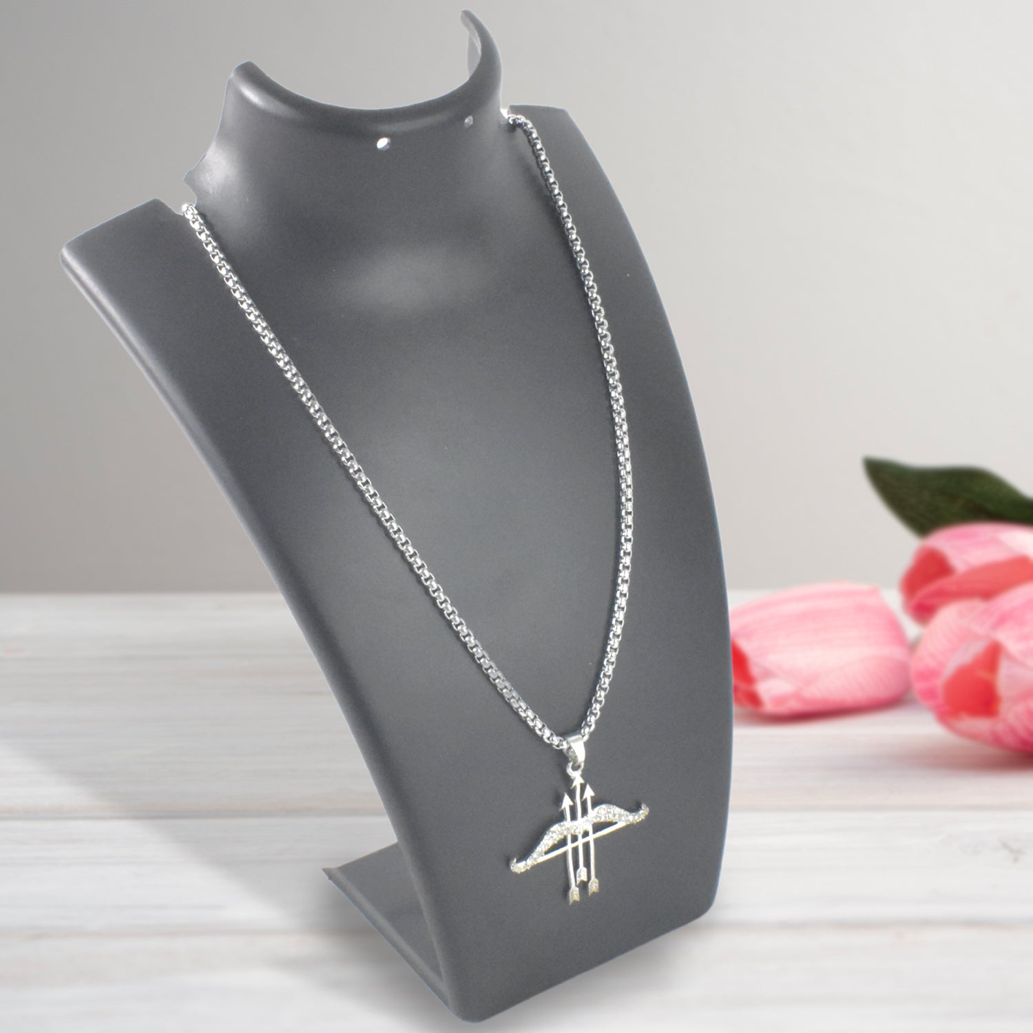 Khatu Shyam Teen Baan Locket – Exquisite Religious Pendant Necklace - Image 4