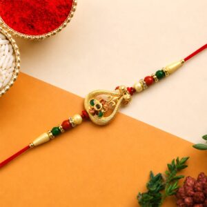 Designer Rakhi for Brother – Elegant Handcrafted Protection