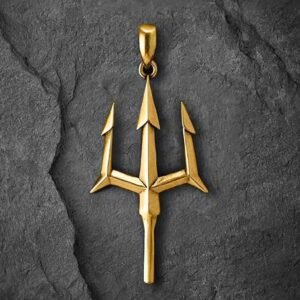 Trishul Pendant – Unisex Silver Locket for Daily Wear | BBJ