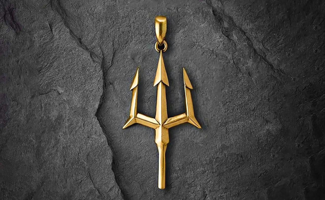 Trishul Pendant – Unisex Silver Locket for Daily Wear | BBJ