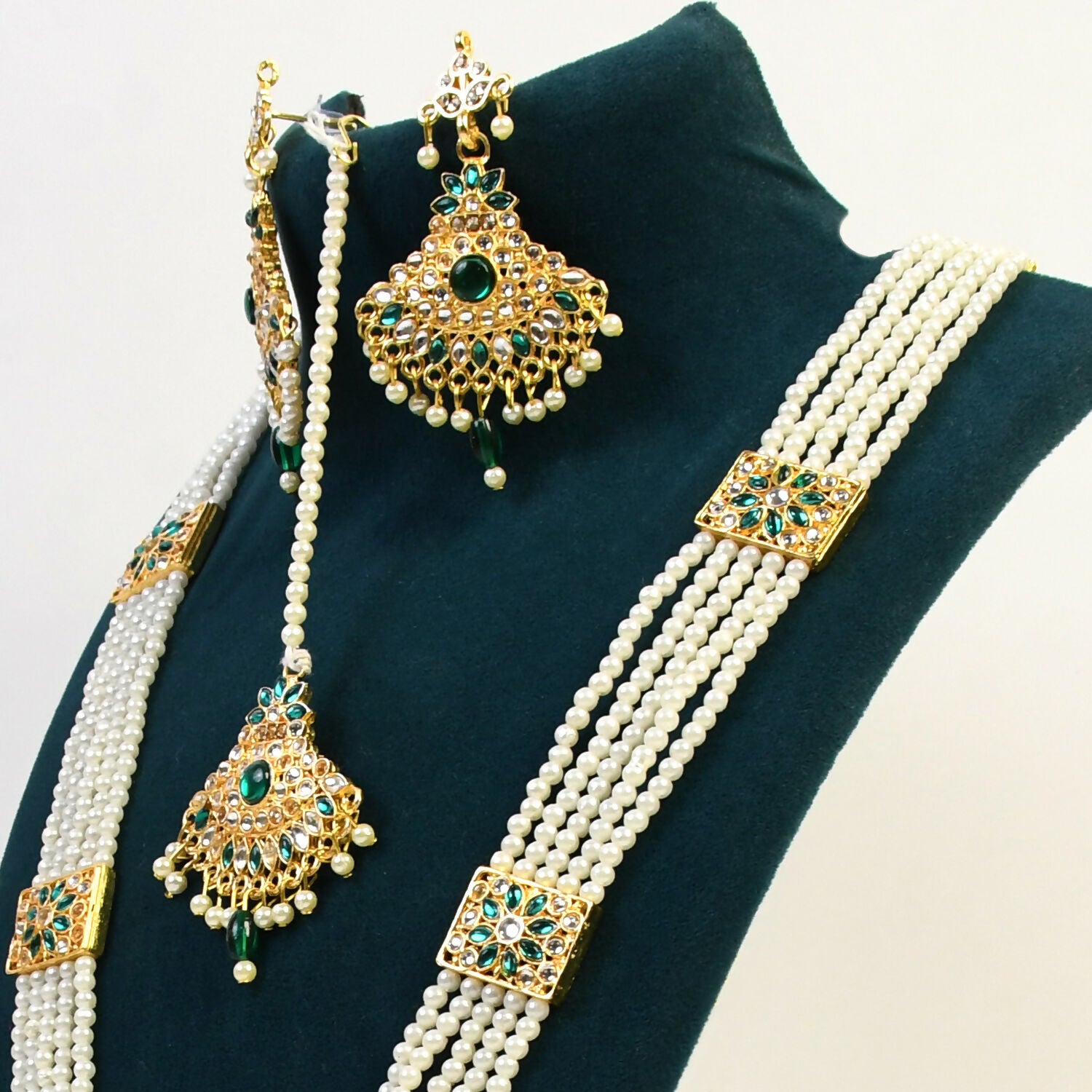 Moti Rani Har Necklace – Elegant Pearl Jewelry | BW - Image 4