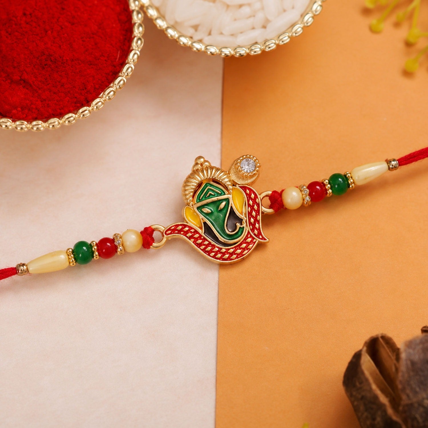 Ganpati Rakhi – Handcrafted Traditional Symbol of Protection