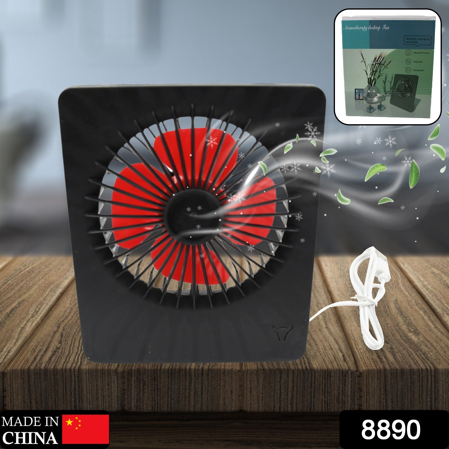 Portable Desk Fan – Quiet USB Personal Fan | VoltDesk