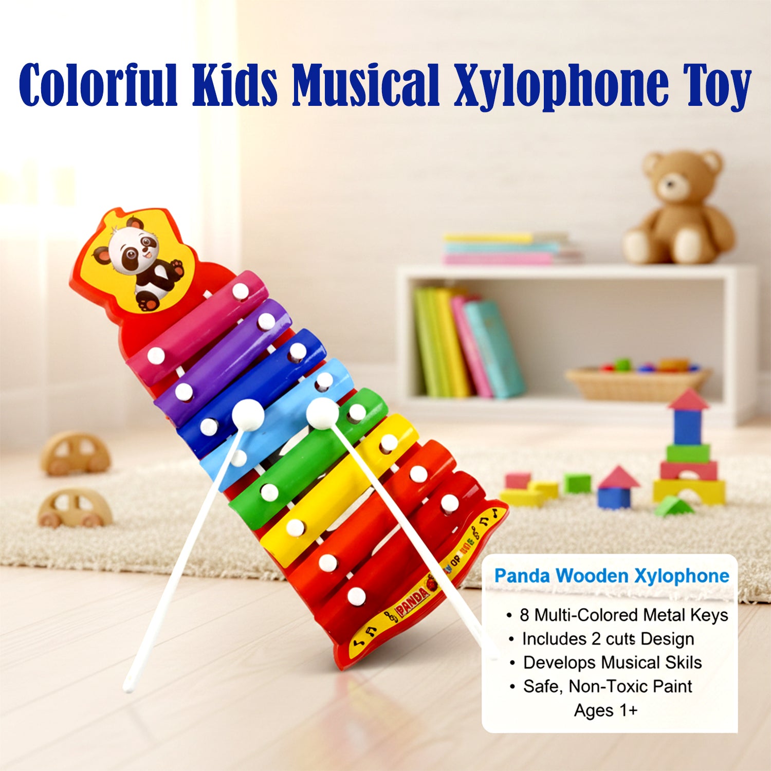 Kids Musical Xylophone Toy – Colorful Educational Instrument - Image 3