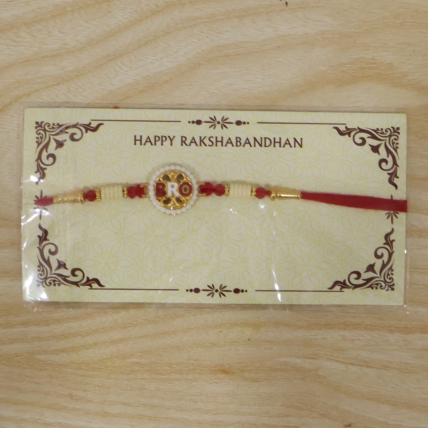 Stylish BRO Letter Designer Rakhi for Brother - Raksha Bandhan Gift - Image 7