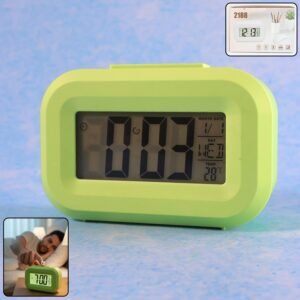 Digital Alarm Clock with Clear Display