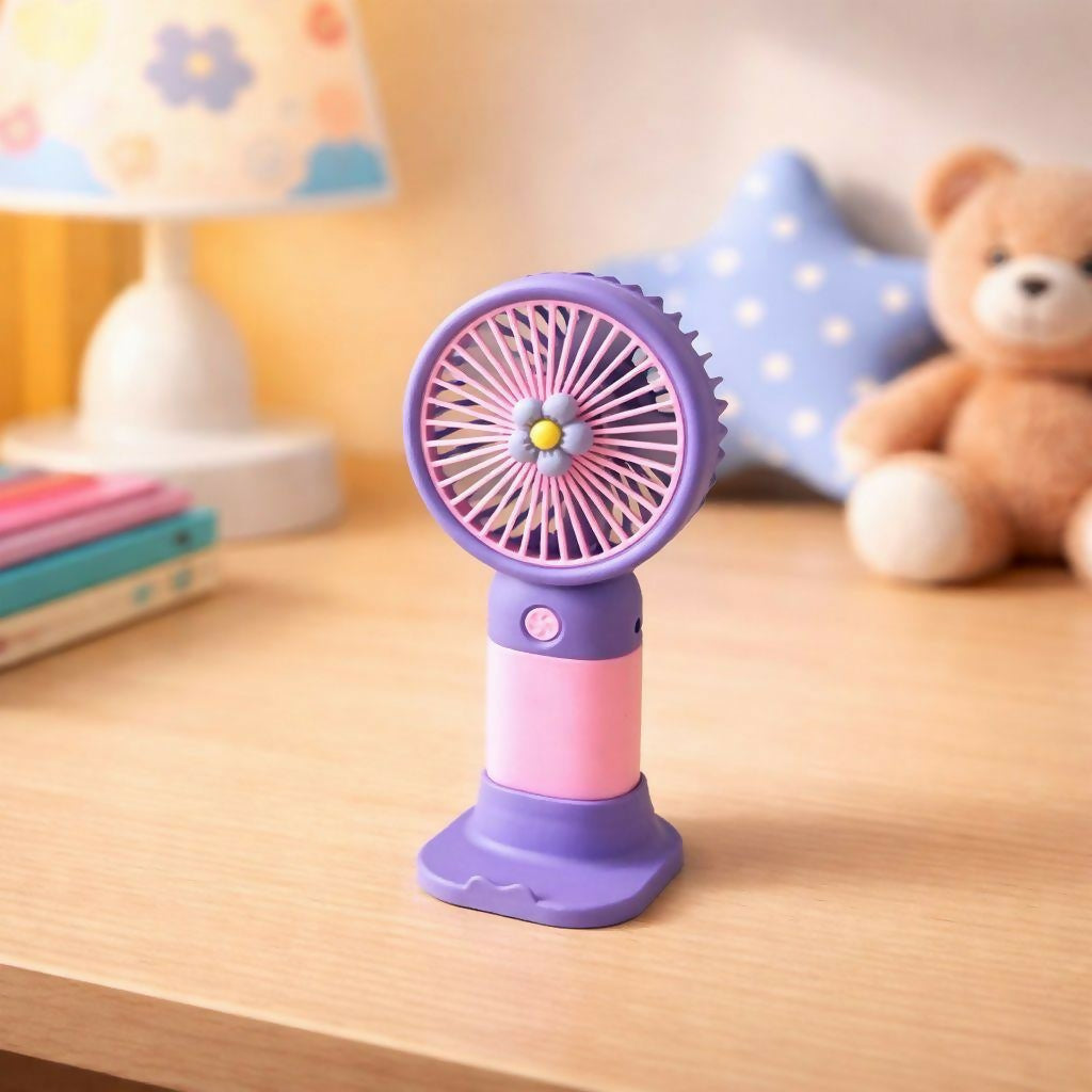 Portable Mini Handheld Fan with Stand