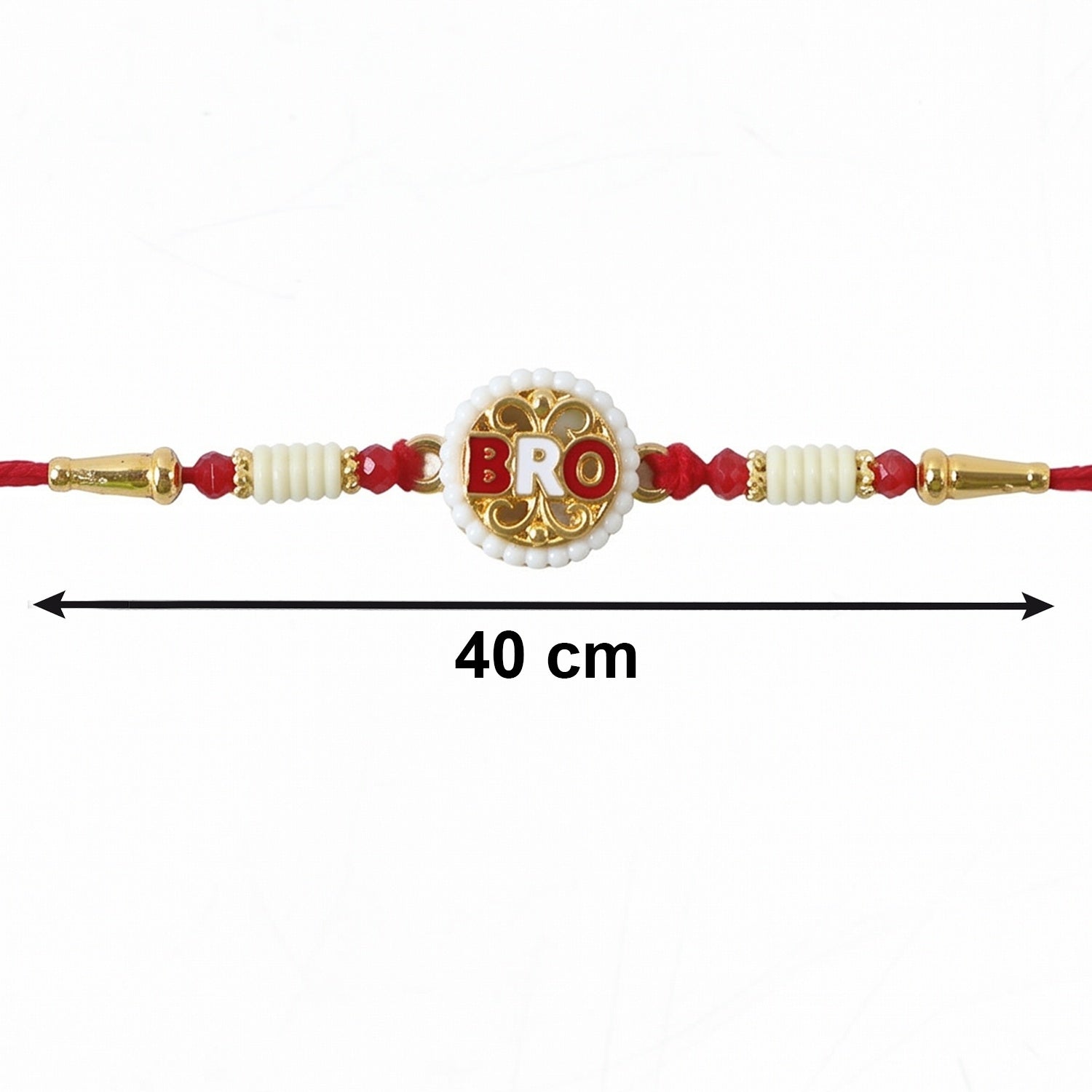 Stylish BRO Letter Designer Rakhi for Brother - Raksha Bandhan Gift - Image 6