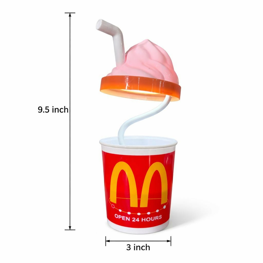 Ice Cream Style LED Desk Lamp with Pen Holder Flexible Study Lamp - Image 3