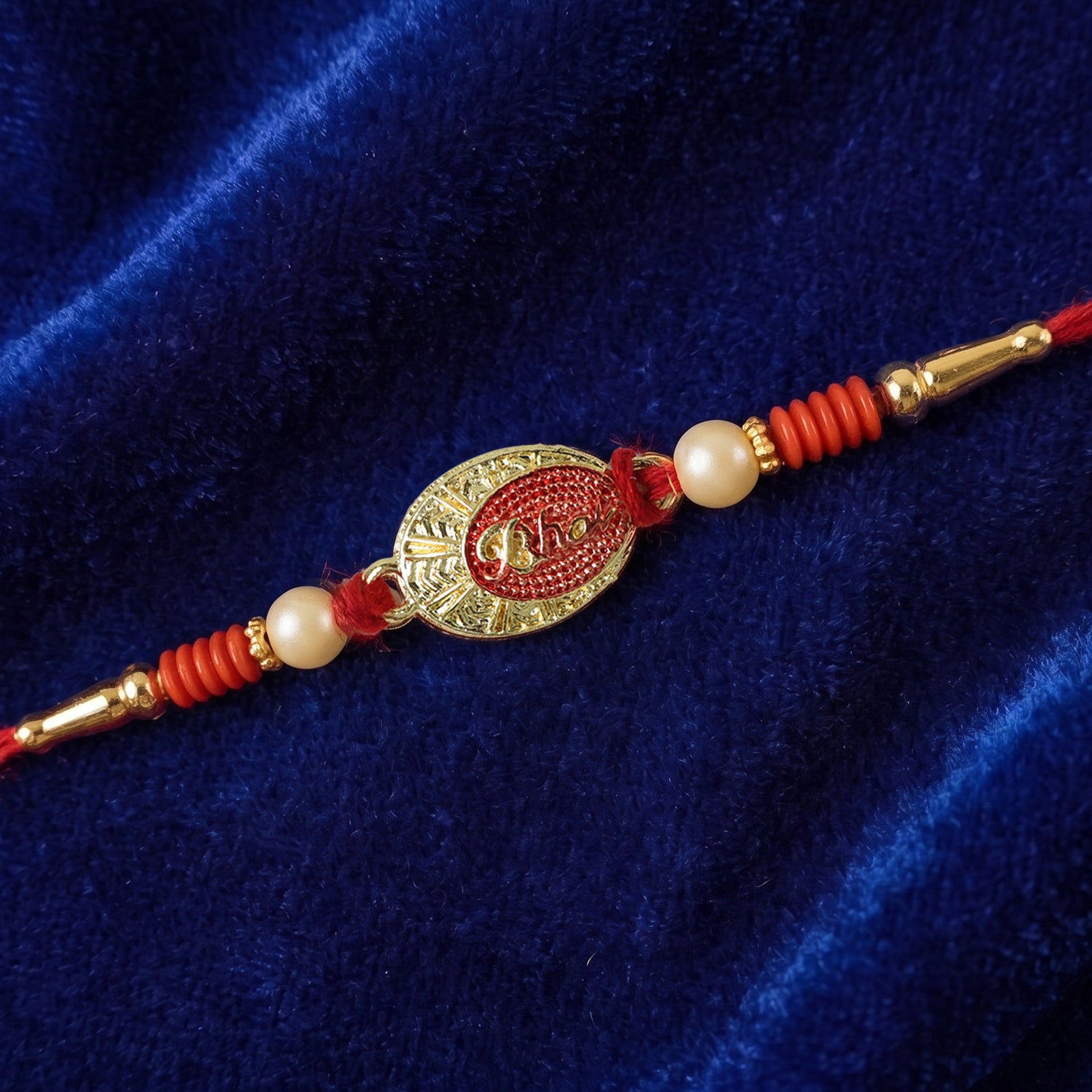 Traditional Fancy Text Rakhi for Rakshabandhan – Bhai Special - Image 4