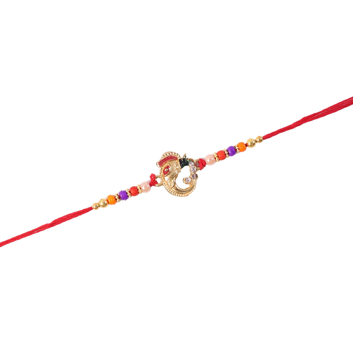 Rakshabandhan Elegant Traditional Threadwork Rakhi for Brother and Bhai - Image 6