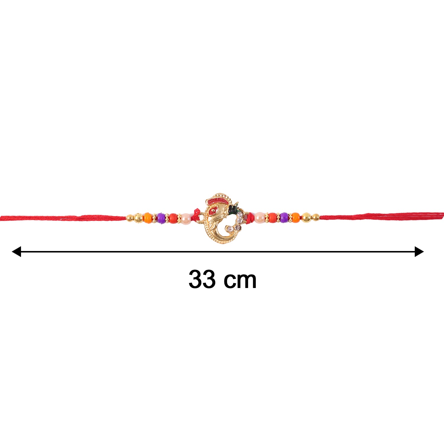 Rakshabandhan Elegant Traditional Threadwork Rakhi for Brother and Bhai - Image 7
