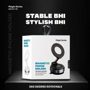Magic Series 360° Rotatable Magnetic Phone Holder with Suction Base