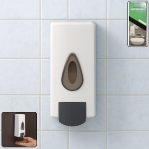 Wall Mounted Liquid Soap Dispenser with Push Button - 1 Pc