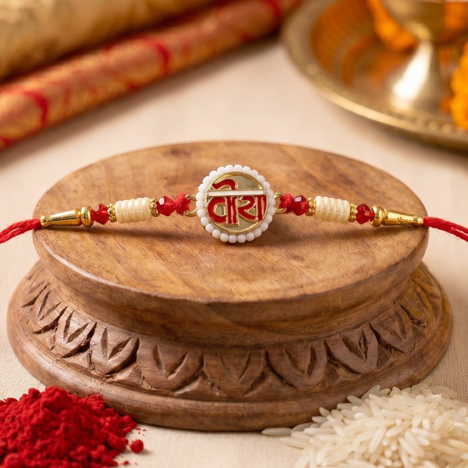 Veera Devnagari Rakhi for Rakshabandhan – Bhai Special - Image 4