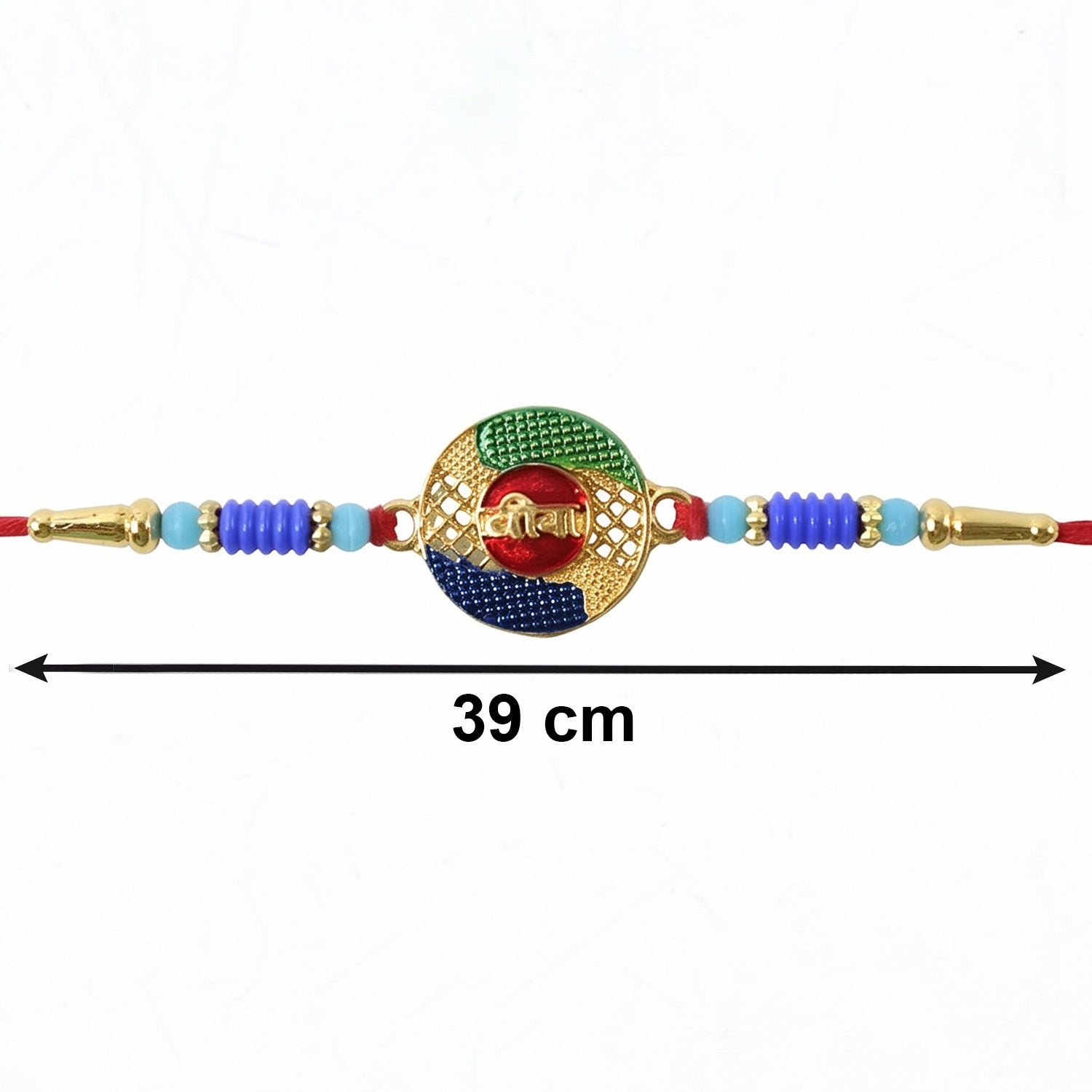 Designer Veera Multicolor Traditional Rakhi Thread for Raksha Bandhan - Image 5