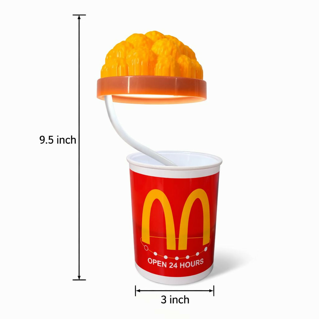 Popcorn Style LED Desk Lamp with Pen Holder Kids Study Table Lamp - Image 3