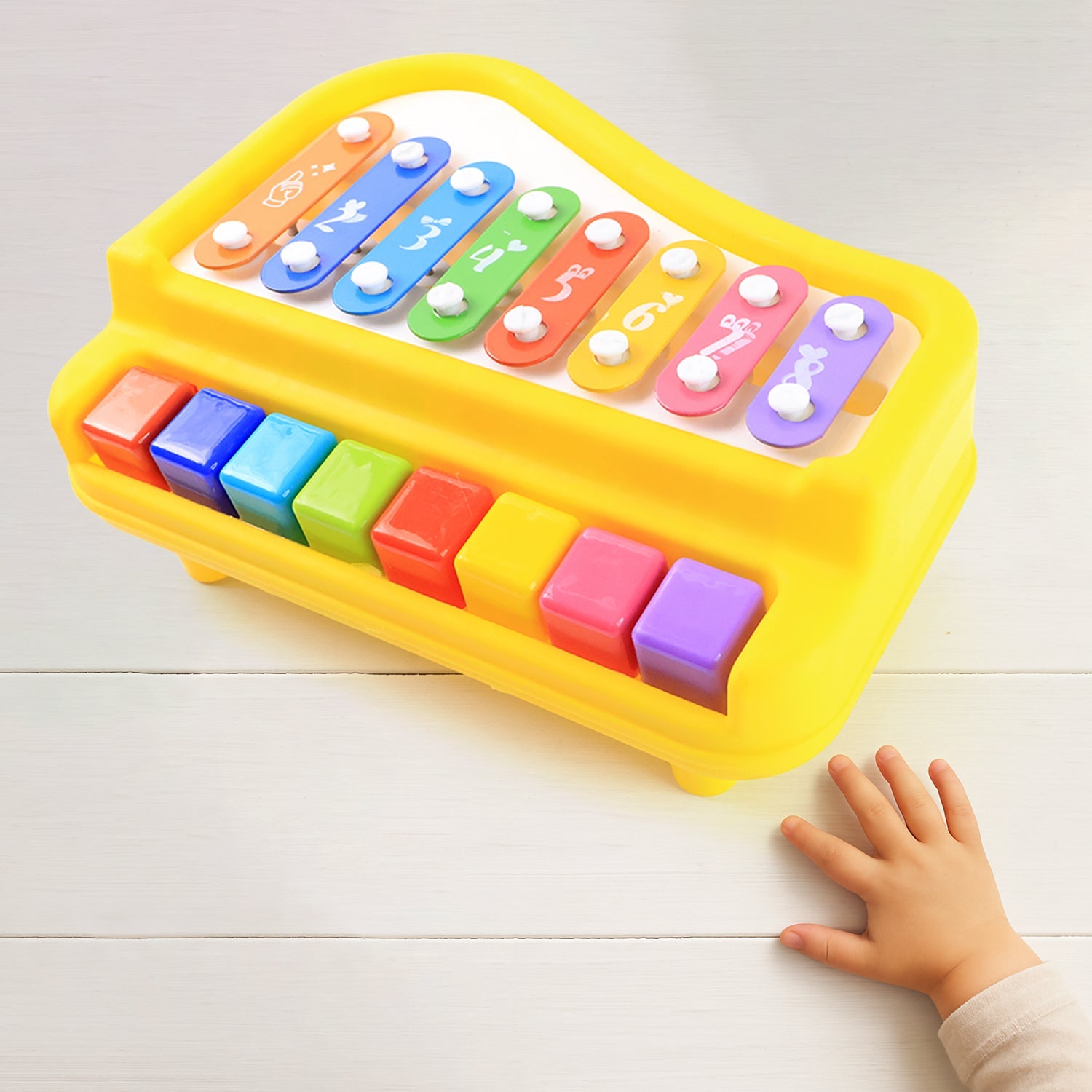 Baby Musical Toy Piano with Xylophone – 2-in-1 Educational Toy - Image 2