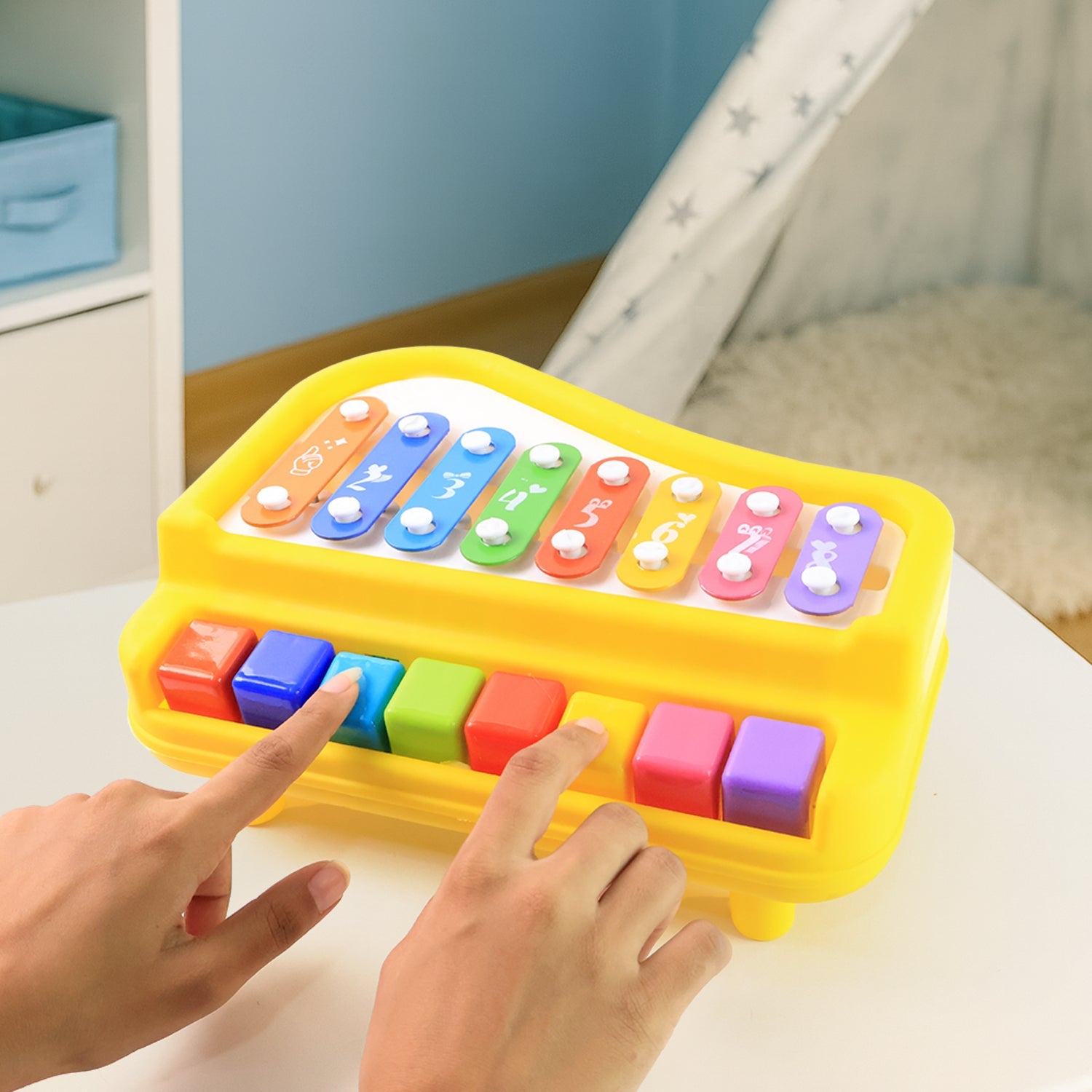 Baby Musical Toy Piano with Xylophone – 2-in-1 Educational Toy - Image 3