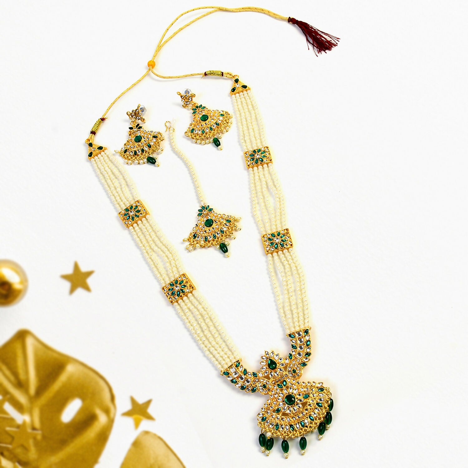 Moti Rani Har Necklace – Elegant Pearl Jewelry | BW - Image 2