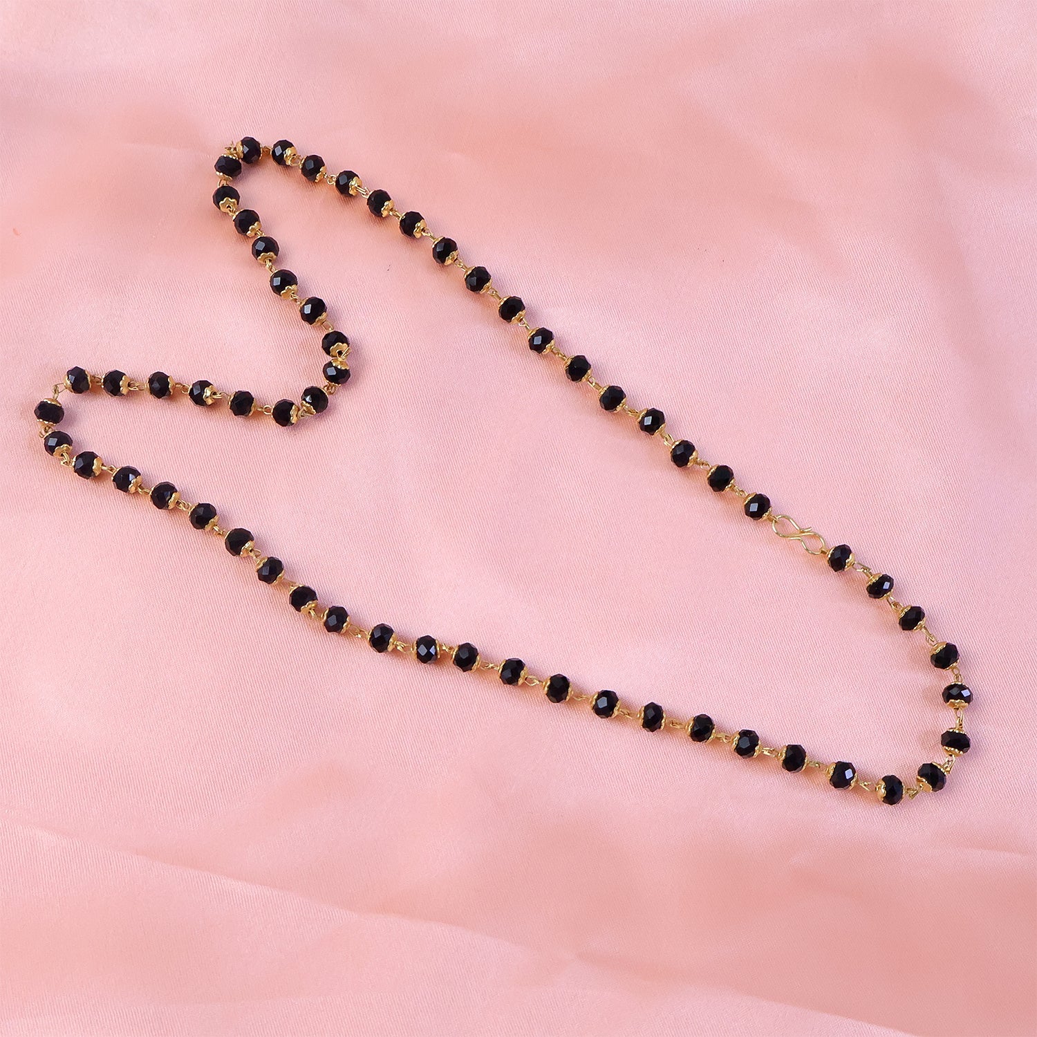 Black Beads Mangalsutra Necklace – Elegant Traditional Jewelry for Women - Image 2