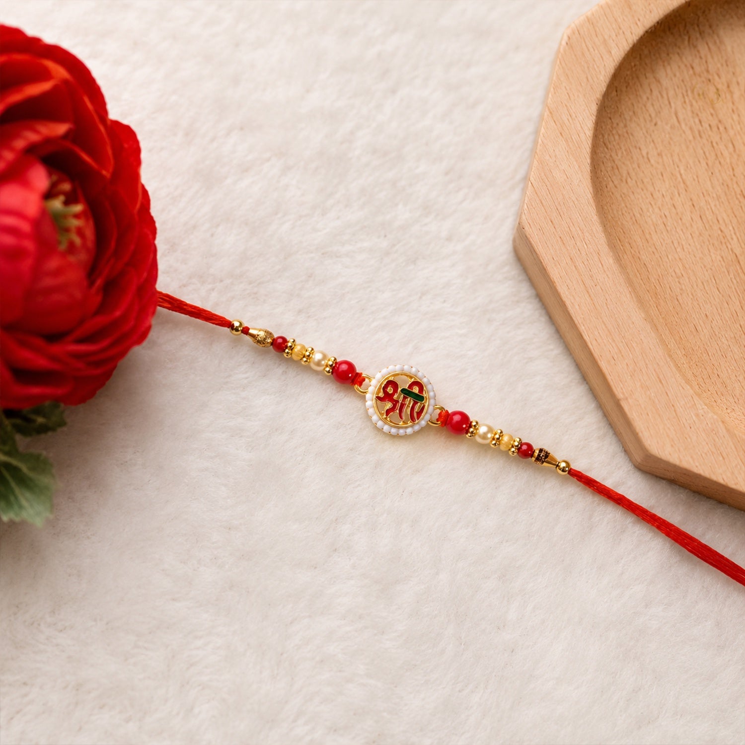 Rakshabandhan Shri Symbol Devnagari Rakhi for Brother and Bhai - Image 4