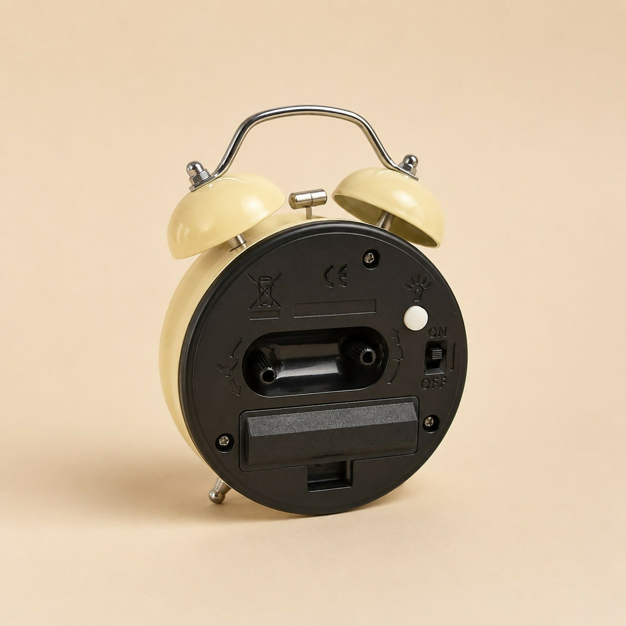 Vintage Twin Bell Analog Alarm Clock - Compact & Colorful - Image 4