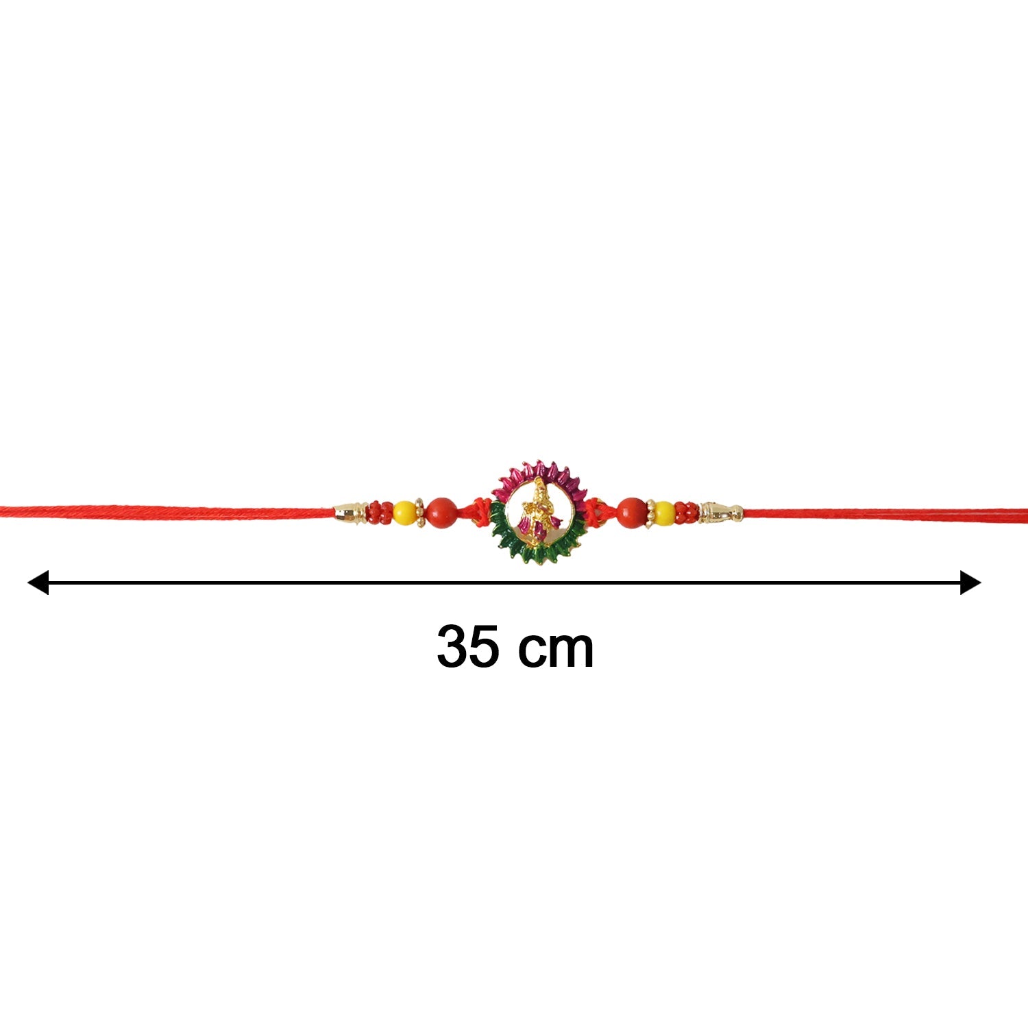 Traditional Circular Beads Rakhi for Rakshabandhan – Bhai Special - Image 6