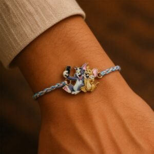 Tom Jerry Fancy Dori Rakhi for Rakshabandhan Celebration for Bhai