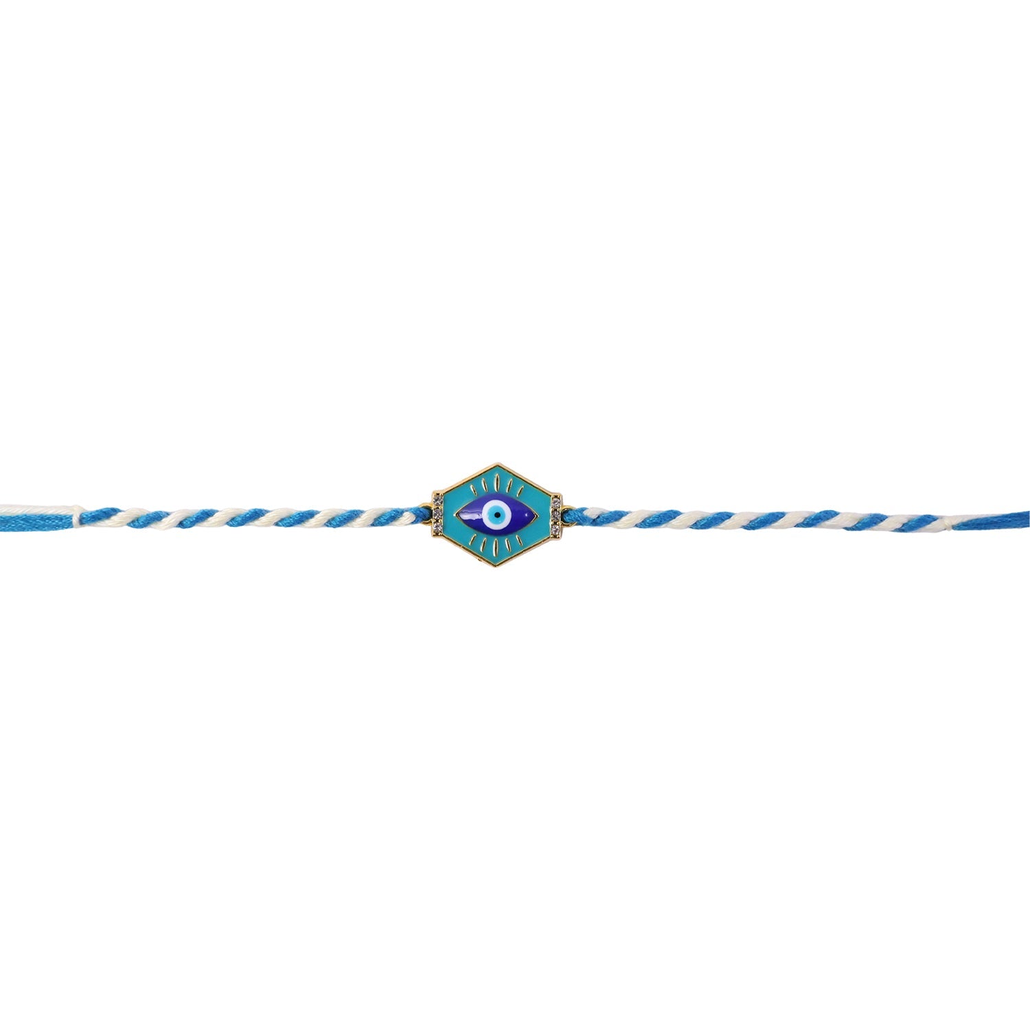 Evil Eye Charm Fancy Dori Rakhi for Brother – Stylish & Comfortable - Image 5